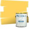 imagePRESTIGE Paints Exterior Paint and Primer In One 1Gallon SemiGloss Comparable Match of Valspar Brushed AlmondSummer Gold