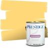imagePRESTIGE Paints Exterior Paint and Primer In One 1Gallon SemiGloss Comparable Match of Valspar Brushed AlmondSummer Wheat