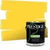 imagePRESTIGE Paints Exterior Paint and Primer In One 1Gallon SemiGloss Comparable Match of Valspar Brushed AlmondSunny Jonquil
