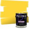 imagePRESTIGE Paints Exterior Paint and Primer In One 1Gallon SemiGloss Comparable Match of Valspar Brushed AlmondSunny Jonquil