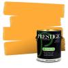 imagePRESTIGE Paints Exterior Paint and Primer In One 1Gallon SemiGloss Comparable Match of Valspar Brushed AlmondSunset Glow