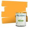 imagePRESTIGE Paints Exterior Paint and Primer In One 1Gallon SemiGloss Comparable Match of Valspar Brushed AlmondSunset Glow