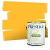 imagePRESTIGE Paints Exterior Paint and Primer In One 1Gallon SemiGloss Comparable Match of Valspar Brushed AlmondSunspark