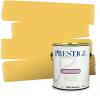 imagePRESTIGE Paints Exterior Paint and Primer In One 1Gallon SemiGloss Comparable Match of Valspar Brushed AlmondSweet Lemon