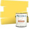 imagePRESTIGE Paints Exterior Paint and Primer In One 1Gallon SemiGloss Comparable Match of Valspar Brushed AlmondYellow Chimes