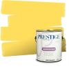 imagePRESTIGE Paints Exterior Paint and Primer In One 1Gallon SemiGloss Comparable Match of Valspar Brushed AlmondYellow Chimes