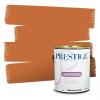 imagePRESTIGE Paints Interior House Paint and Primer In One 1Gallon Flat Comparable Match of Valspar Crme BruleeCaramel Cream