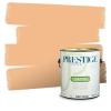 imagePRESTIGE Paints Interior House Paint and Primer In One 1Gallon Flat Comparable Match of Valspar Crme BruleeOrange Taffy