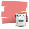 imagePRESTIGE Paints Interior House Paint and Primer In One 1Gallon Flat Comparable Match of Valspar Crme BruleeVS02Sweet Melon