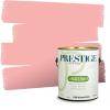 imagePRESTIGE Paints Interior House Paint and Primer In One 1Gallon Flat Comparable Match of Valspar Crme BruleeVS04Peach Punch