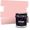 imagePRESTIGE Paints Interior House Paint and Primer In One 1Gallon Flat Comparable Match of Valspar Crme BruleeVS05Peach Whisper