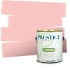 imagePRESTIGE Paints Interior House Paint and Primer In One 1Gallon Flat Comparable Match of Valspar Crme BruleeVS05Peach Whisper