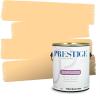 imagePRESTIGE Paints Interior House Paint and Primer In One 1Gallon Flat Comparable Match of Valspar Crme BruleeVS106Whipped Apricot