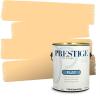 imagePRESTIGE Paints Interior House Paint and Primer In One 1Gallon Flat Comparable Match of Valspar Crme BruleeVS106Whipped Apricot