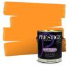 imagePRESTIGE Paints Interior House Paint and Primer In One 1Gallon Flat Comparable Match of Valspar Crme BruleeVS109Orange Fruit