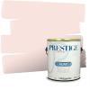 imagePRESTIGE Paints Interior House Paint and Primer In One 1Gallon Flat Comparable Match of Valspar Crme BruleeVS114Soft Stone