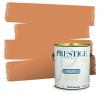 imagePRESTIGE Paints Interior House Paint and Primer In One 1Gallon Flat Comparable Match of Valspar Crme BruleeVS116La Fonda Sombrero