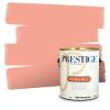 imagePRESTIGE Paints Interior House Paint and Primer In One 1Gallon Flat Comparable Match of Valspar Crme BruleeVS11Coral Reef