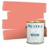 imagePRESTIGE Paints Interior House Paint and Primer In One 1Gallon Flat Comparable Match of Valspar Crme BruleeVS15Coral Passion