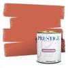 imagePRESTIGE Paints Interior House Paint and Primer In One 1Gallon Flat Comparable Match of Valspar Crme BruleeVS20Roasted Pumpkin