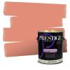 imagePRESTIGE Paints Interior House Paint and Primer In One 1Gallon Flat Comparable Match of Valspar Crme BruleeVS22Homestead Apricot