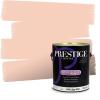 imagePRESTIGE Paints Interior House Paint and Primer In One 1Gallon Flat Comparable Match of Valspar Crme BruleeVS24Coral Peach