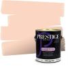 imagePRESTIGE Paints Interior House Paint and Primer In One 1Gallon Flat Comparable Match of Valspar Crme BruleeVS30Whipped Peach