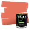 imagePRESTIGE Paints Interior House Paint and Primer In One 1Gallon Flat Comparable Match of Valspar Crme BruleeVS32Ripe Pomegranate