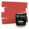 imagePRESTIGE Paints Interior House Paint and Primer In One 1Gallon Flat Comparable Match of Valspar Crme BruleeVS35Fairmont Suite Clay Red