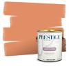 imagePRESTIGE Paints Interior House Paint and Primer In One 1Gallon Flat Comparable Match of Valspar Crme BruleeVS38Toasted Apricot