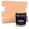 imagePRESTIGE Paints Interior House Paint and Primer In One 1Gallon Flat Comparable Match of Valspar Crme BruleeVS40Peach Taffy