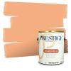 imagePRESTIGE Paints Interior House Paint and Primer In One 1Gallon Flat Comparable Match of Valspar Crme BruleeVS45Warm Cider