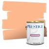imagePRESTIGE Paints Interior House Paint and Primer In One 1Gallon Flat Comparable Match of Valspar Crme BruleeVS46Sassy Peach