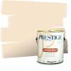 imagePRESTIGE Paints Interior House Paint and Primer In One 1Gallon Flat Comparable Match of Valspar Crme BruleeVS48Peach Gala