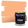 imagePRESTIGE Paints Interior House Paint and Primer In One 1Gallon Flat Comparable Match of Valspar Crme BruleeVS52Peach Frenzy