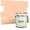 imagePRESTIGE Paints Interior House Paint and Primer In One 1Gallon Flat Comparable Match of Valspar Crme BruleeVS53Simply Peach