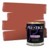 imagePRESTIGE Paints Interior House Paint and Primer In One 1Gallon Flat Comparable Match of Valspar Crme BruleeVS57Crimson Glow