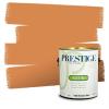 imagePRESTIGE Paints Interior House Paint and Primer In One 1Gallon Flat Comparable Match of Valspar Crme BruleeVS60Coffee Whip