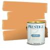 imagePRESTIGE Paints Interior House Paint and Primer In One 1Gallon Flat Comparable Match of Valspar Crme BruleeVS61Toasted Coffee