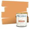 imagePRESTIGE Paints Interior House Paint and Primer In One 1Gallon Flat Comparable Match of Valspar Crme BruleeVS61Toasted Coffee