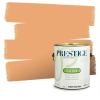 imagePRESTIGE Paints Interior House Paint and Primer In One 1Gallon Flat Comparable Match of Valspar Crme BruleeVS62Butterscotch Sundae