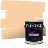 imagePRESTIGE Paints Interior House Paint and Primer In One 1Gallon Flat Comparable Match of Valspar Crme BruleeVS64Honey Pecan