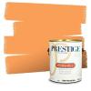 imagePRESTIGE Paints Interior House Paint and Primer In One 1Gallon Flat Comparable Match of Valspar Crme BruleeVS73Pumpkin Burst