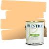 imagePRESTIGE Paints Interior House Paint and Primer In One 1Gallon Flat Comparable Match of Valspar Crme BruleeVS75Apricot Butter