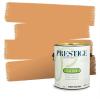 imagePRESTIGE Paints Interior House Paint and Primer In One 1Gallon Flat Comparable Match of Valspar Crme BruleeVS85Toffee Cream