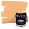 imagePRESTIGE Paints Interior House Paint and Primer In One 1Gallon Flat Comparable Match of Valspar Crme BruleeVS98Orange Cream