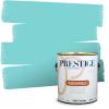 imagePRESTIGE Paints Interior Paint and Primer In One 1Gallon Flat Comparable Match of Sherwin Williams Blue BaubleSW6945PCM