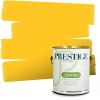 imagePRESTIGE Paints Interior Paint and Primer In One 1Gallon Flat Comparable Match of Sherwin Williams Confident YellowCheerful
