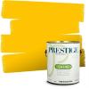 imagePRESTIGE Paints Interior Paint and Primer In One 1Gallon Flat Comparable Match of Sherwin Williams Confident YellowCitrus