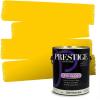 imagePRESTIGE Paints Interior Paint and Primer In One 1Gallon Flat Comparable Match of Sherwin Williams Confident YellowConfident Yellow